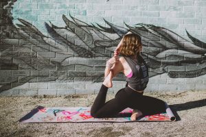 yoga tank tied up